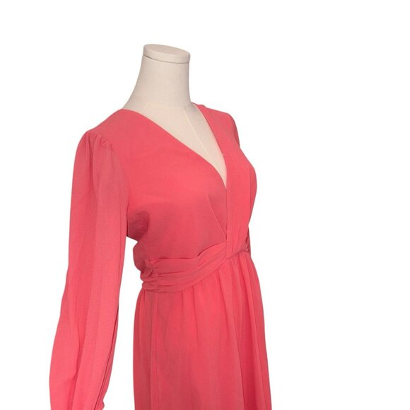 NEW Vince Camuto Women's 6 Gathered Chiffon Fairy Balloon Couture Flowy Dress - Picture 6 of 10